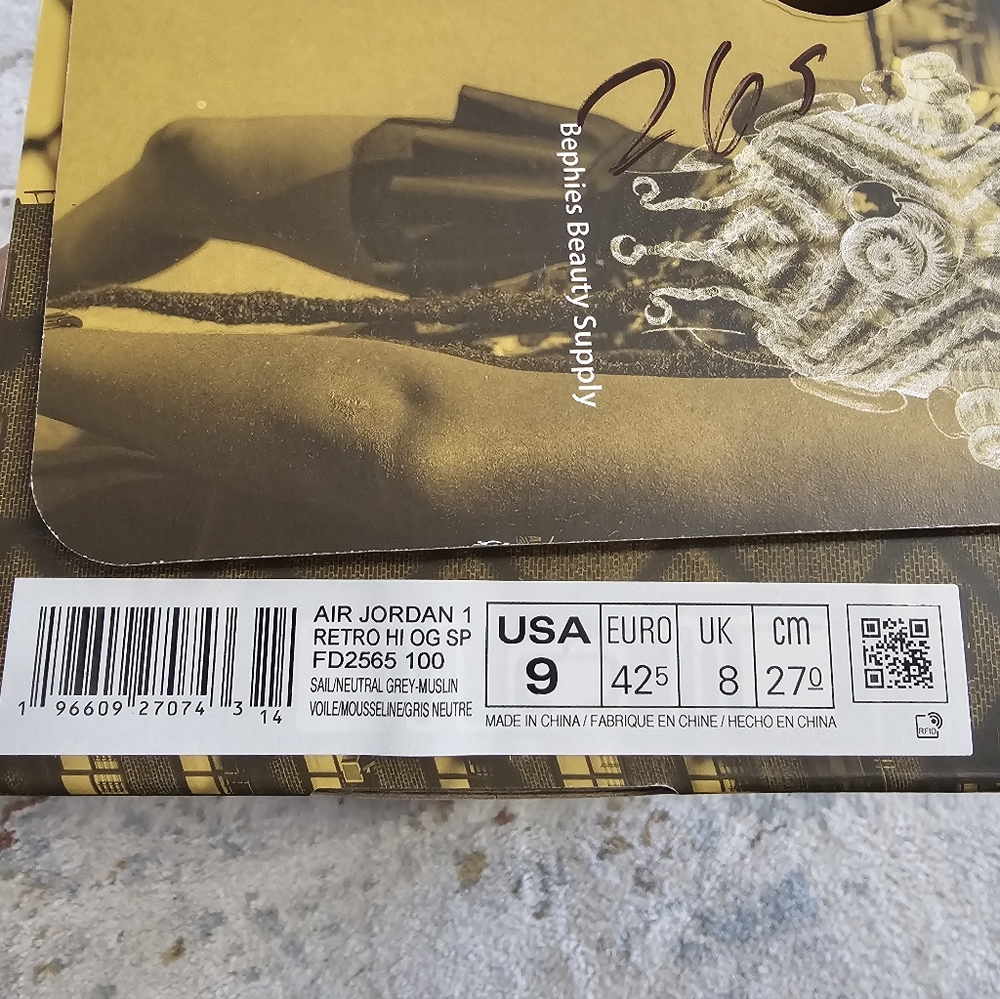 👟 Union LA x Bephies Beauty Supply x Air Jordan 1 "Summer of '96" RARE DROP! - Picture 12 of 14